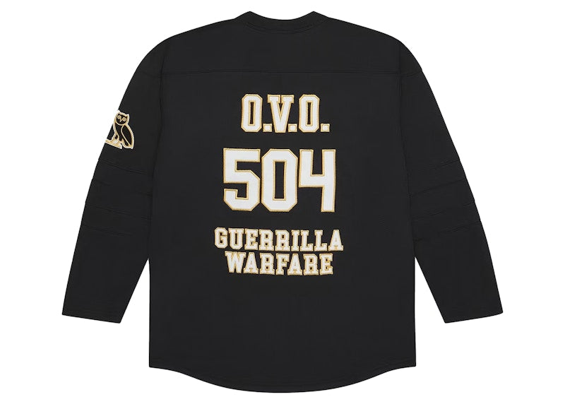 OVO x Hot Boys Hockey Jersey Black