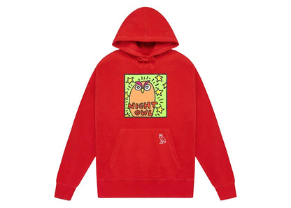 OVO x Keith Haring Hoodie Red