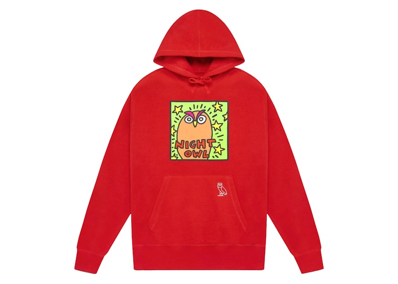 OVO x Keith Haring Hoodie Red