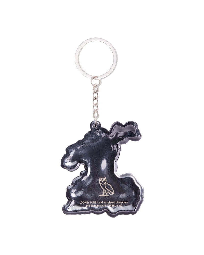 OVO x Looney Tunes Tasmanian Devil Keychain Black