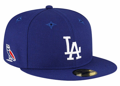 OVO x MLB LA Dodgers New Era Hat Blue