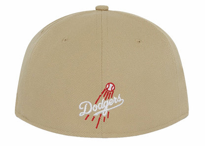 OVO x MLB LA Dodgers New Era Hat Tan