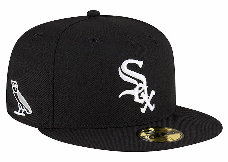 OVO x MLB White Sox New Era Hat Black