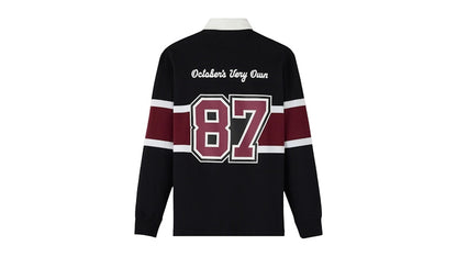 OVO x McMaster University Marauders Rugby Polo Black