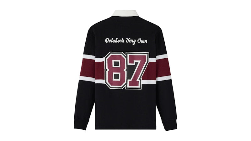 OVO x McMaster University Marauders Rugby Polo Black
