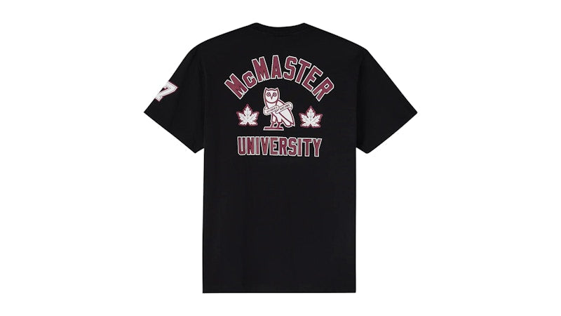 OVO x McMaster University Marauders T-shirt Black