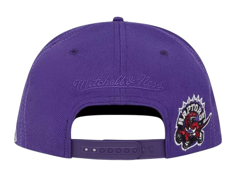 OVO x Mitchell & Ness Toronto Raptors ‘95 Draft Day Snapback Hat Black/Purple