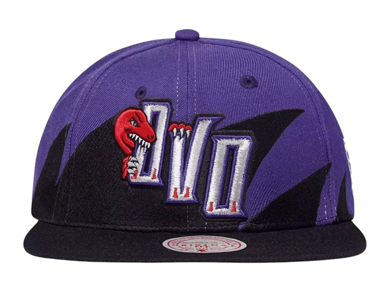 OVO x Mitchell & Ness Toronto Raptors ‘95 Draft Day Snapback Hat Black/Purple