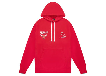 OVO x NBA Bulls Hoodie Red