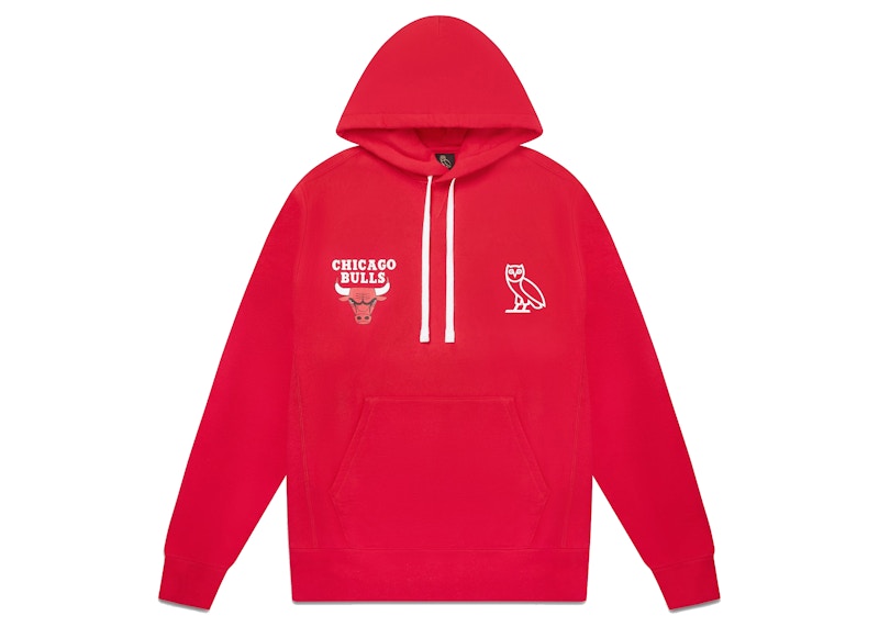 OVO x NBA Bulls Hoodie Red