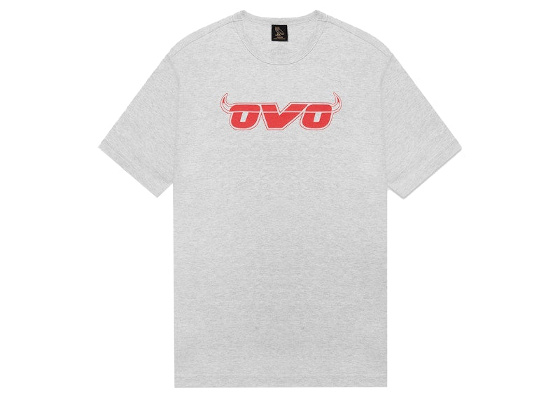 OVO x NBA Bulls T-shirt Heather Grey