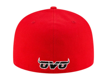 OVO x NBA Chicago Bulls 59Fifty Fitted Cap Red/White