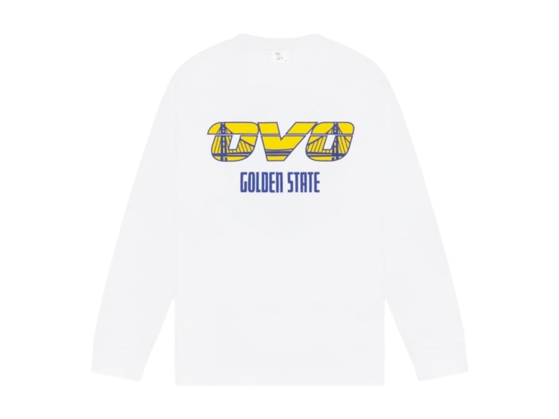 OVO x NBA Golden State Warriors Longsleeve T-Shirt White