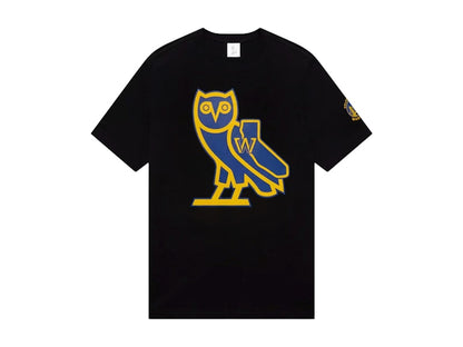 OVO x NBA Golden State Warriors OG Owl T-shirt Black