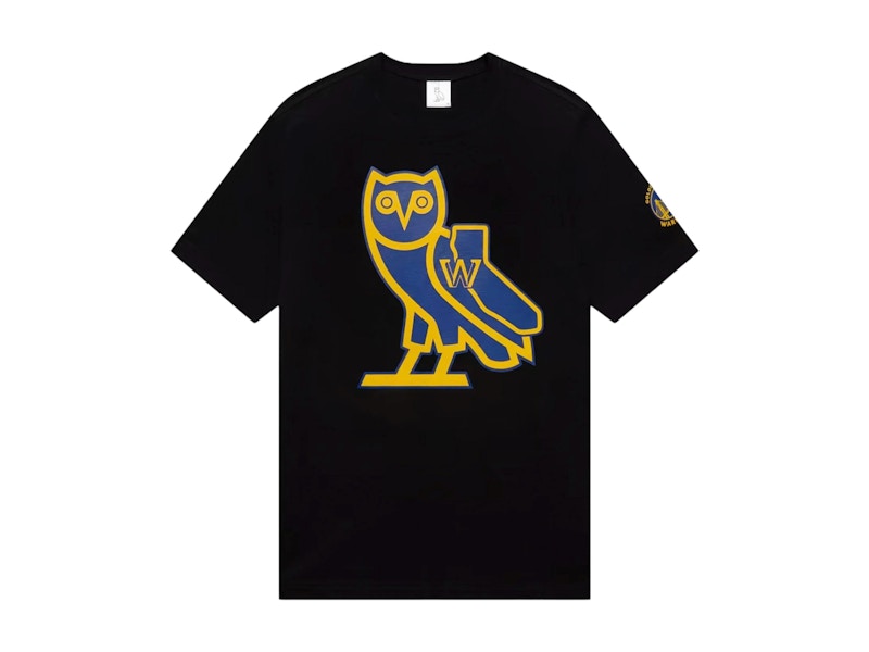 OVO x NBA Golden State Warriors OG Owl T-shirt Black