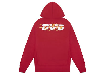 OVO x NBA Heat Hoodie Red