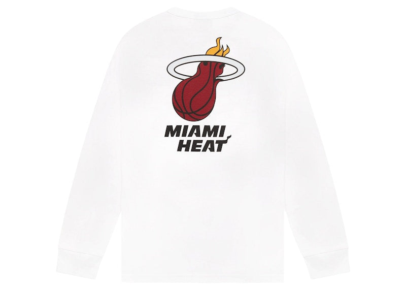 OVO x NBA Heat L/S T-shirt White