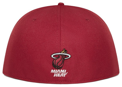 OVO x NBA Heat New Era 59Fifty Fitted Hat Red