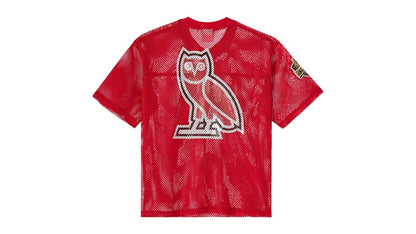 OVO x NBA Houston Rockets Mesh Jersey Red