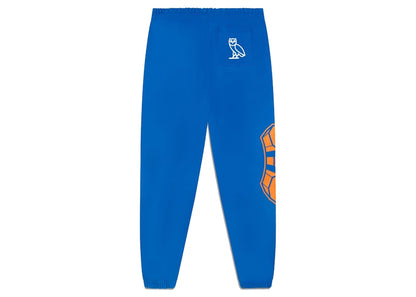 OVO x NBA Knicks Fleece Pant Blue