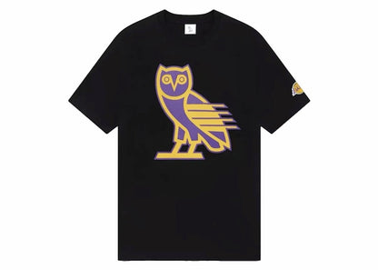 OVO x NBA Lakers OG Owl Tee Black