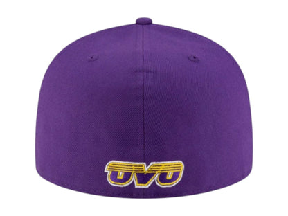 OVO x NBA Los Angeles Lakers 59Fifty Fitted Hat Purple/Gold