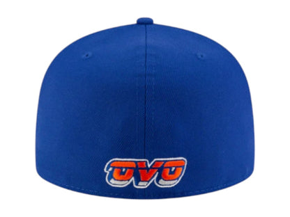 OVO x NBA New York Knicks 59Fifty Fitted Hat Blue/Orange