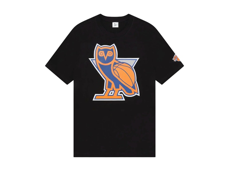 OVO x NBA New York Knicks OG Owl T-shirt Black