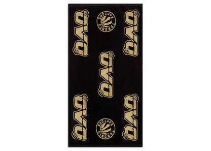 OVO x NBA Raptors Sideline Towel Black