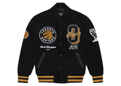 OVO x NBA Raptors Varsity Jacket Black