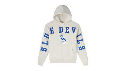 OVO x NCAA Duke Blue Devils Hoodie Ash Heather Grey