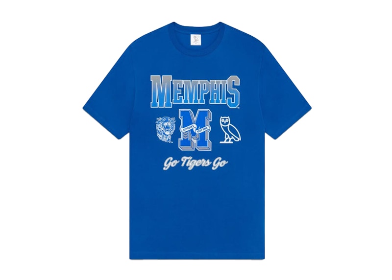 OVO x NCAA Memphis Tigers T-Shirt Blue