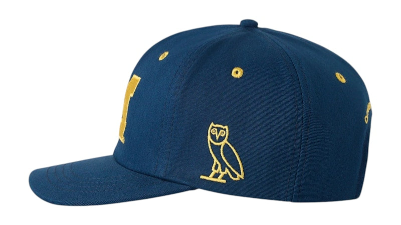 OVO x NCAA Michigan Wolverines Hat Navy