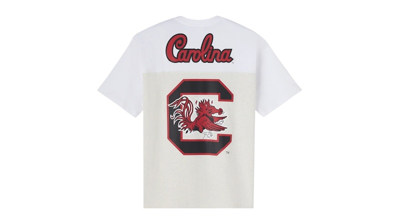 OVO x NCAA South Carolina Gamecocks Paneled T-shirt Ash Heather Grey