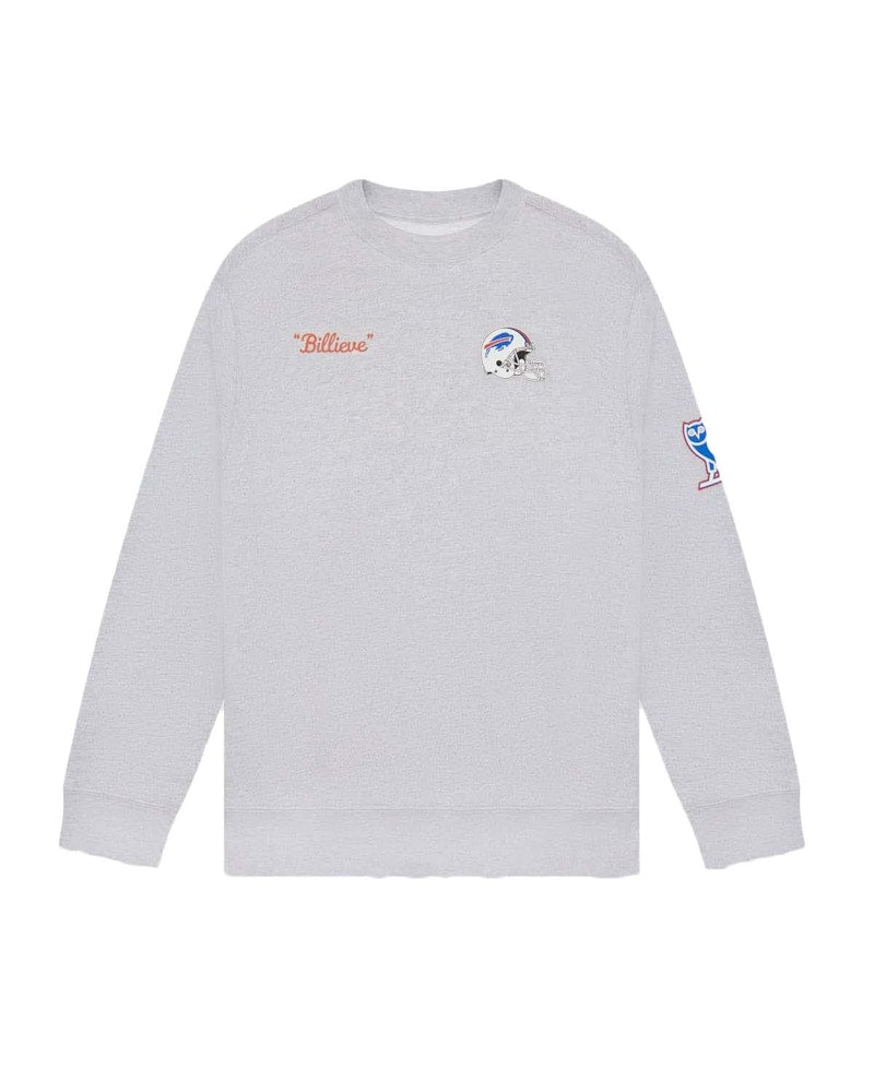 OVO x NFL Buffalo Bills Crewneck Heather Grey