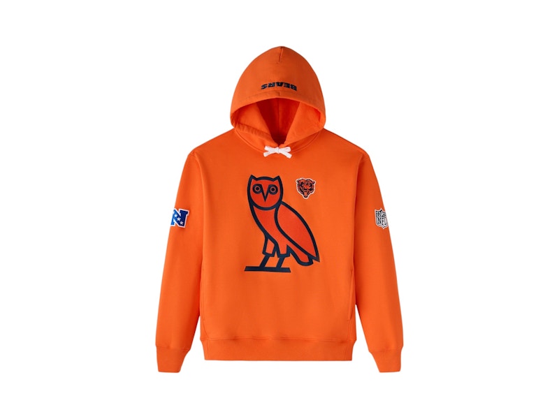 OVO x NFL Chicago Bears Icon Team Hoodie Orange