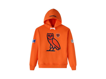 OVO x NFL Chicago Bears OG Owl Hoodie Orange