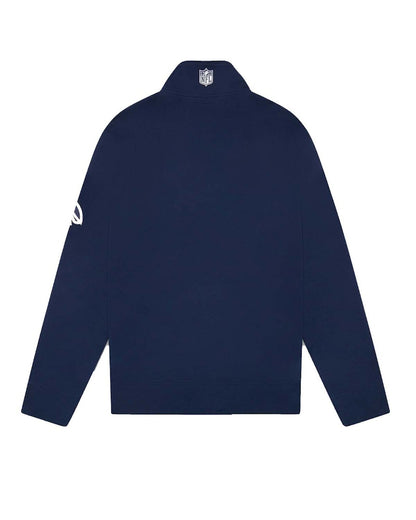 OVO x NFL Dallas Cowboys 1/4 Zip Mock Neck Navy