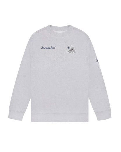 OVO x NFL Dallas Cowboys Crewneck Heather Grey