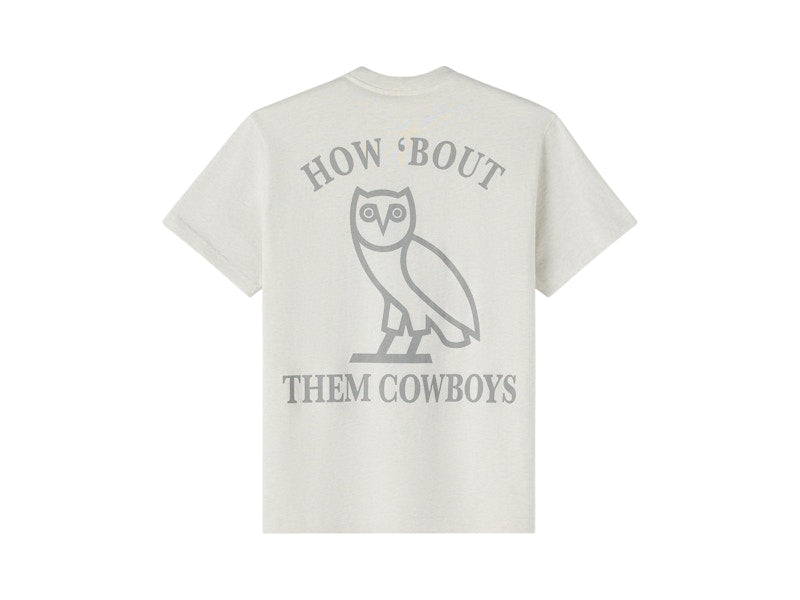 OVO x NFL Dallas Cowboys Graphic Team T-Shirt Ash Heather Grey