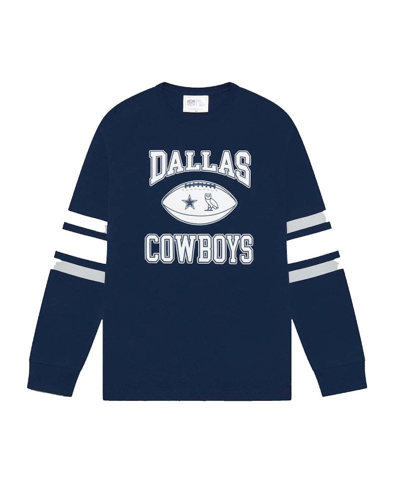 OVO x NFL Dallas Cowboys Longsleeve T-Shirt Navy