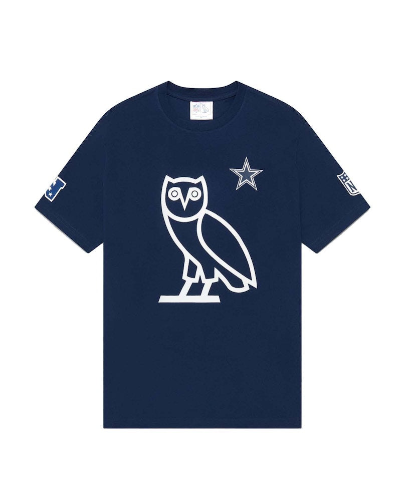 OVO x NFL Dallas Cowboys OG Owl T-Shirt Navy