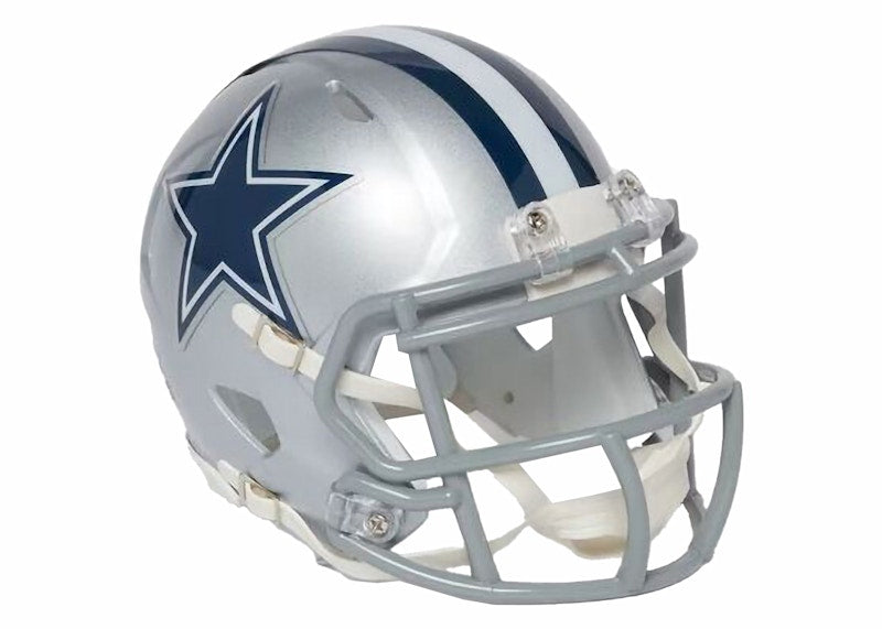 OVO x NFL Dallas Cowboys Riddell Mini Helmet Grey