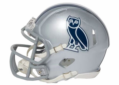 OVO x NFL Dallas Cowboys Riddell Mini Helmet Grey