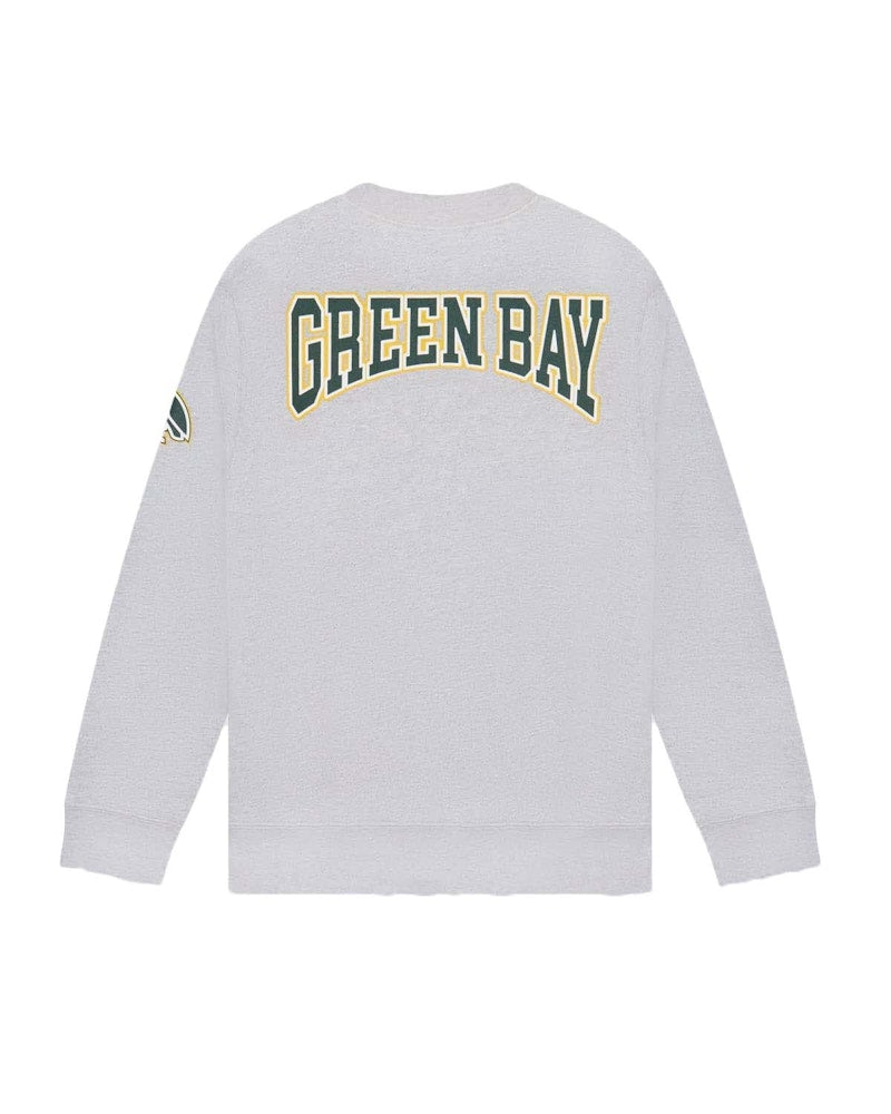 OVO x NFL Green Bay Packers Crewneck Heather Grey