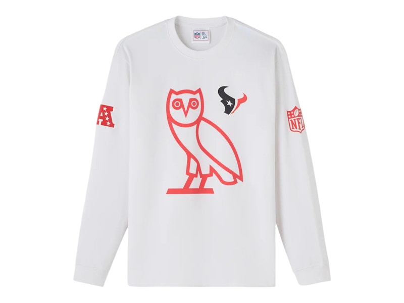 OVO x NFL Houston Texans L/S T-shirt White
