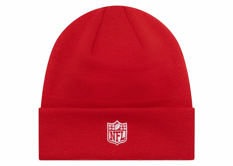 OVO x NFL Kansas City Chiefs New Era Beanie Red