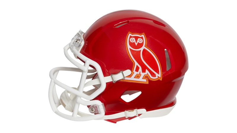 OVO x NFL Kansas City Chiefs Riddell Mini Helmet Red