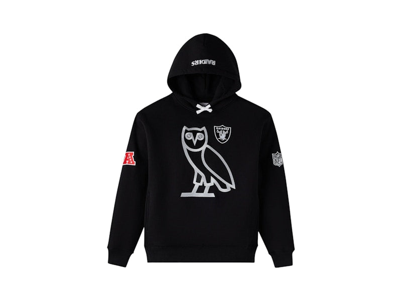 OVO x NFL Las Vegas Raiders Icon Team Hoodie Black