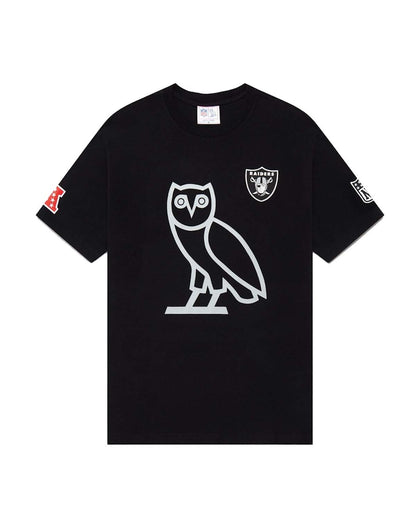 OVO x NFL Las Vegas Raiders OG Owl T-Shirt Black